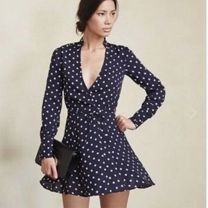 Reformation wrap dress M